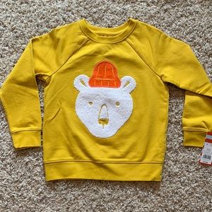 NWT Yellow Polar bear Sweatshirt